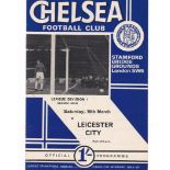 Chelsea v Leicester City 1968 March 16th League