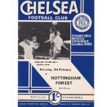 Chelsea v Nottingham Forest 1968 February 3rd League