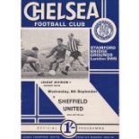 Chelsea v Sheffield United 1967 September 6th League