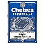 Chelsea v Nottingham Forest 1961 August 19th League