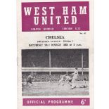 West Ham United v Chelsea 1968 March 23rd League