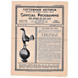 Tottenham Hotspur Reserves v Chelsea Reserves 1947 December 26th Football Combination horizontal &