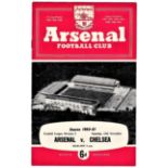 Arsenal v Chelsea 1960 November 12th League