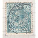 Great Britain 1930-Royal Cypher (Simple) 10d Bright Turquoise Blue, SG394 spec N31(1) very fine