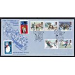 Great Britain (FDC's) 1990(Nov 13)- Christmas Set Bethlehem 25 years of Christmas stamps, BFDC6,
