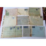 Censor WWII Overseas to London from Switzerland (10) several registered