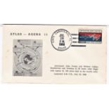 Space + Rocket Mail-envelope issued for the launch of Atlas-Agena 10 the Agena target vehicle for