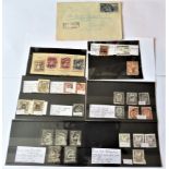 Poland - Batch of items on cards 1921-1935 with postage Dues + Officials card on covers (7 items)