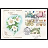 Great Britain (FDC's) 1980 (Nov 19) Christmas Set; Norway's Christmas Gift, Trafalgar Square