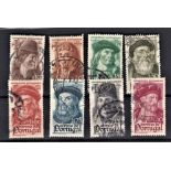 Portugal 1945-Portuguese Navigators SG969-976 used set