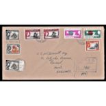 Pacific (Gilbert & Ellice Islands) - 1969 Registered Airmail ENV Bairiki-Tarawa to England.