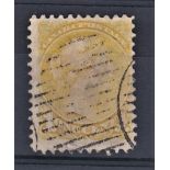 Canada 1868/90 1c pale orange yellow SG 56b F.U