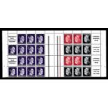 Germany 1941-Definitives sheet comprising 2xSG771a booklet panes and 2xSG773a booklet panes in u/m