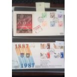 Hong Kong 1967-1990-An album of First Day Covers - many official and with special hand stamps (37)