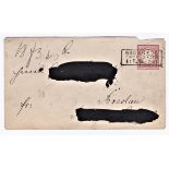 Germany 1875-Pre paid Michel UL.A envelope posted to Breslau cancelled July 1875 with an early three