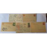 Russia 1915-English Picture Postcard to St Petersburg post free cancelled with military field post