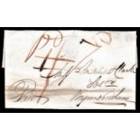 Scotland 1778 EL Stirling to Edinburgh with SL Stirling XXX, m/s '6' rate signed Henry Jeffrey