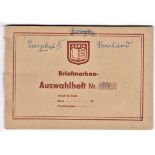 Germany-Saar 1947-1958 - German approval book of (79) mounted mint and used stamps