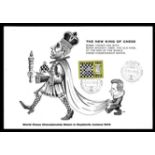 Chess 1972-World Chess Championship, Reykjavik Iceland - very fine 'The New King of Chess' FDC Bobby