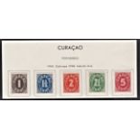 Netherland Antilles Curacao 1942-Postage due 2nd issue Scott 147-151 m/m set