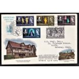 Great Britain - FDC's 1964 (April 23rd) Shakespeare 400th Anniversary Stratford h/s A/T