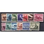 Germany 1944-Armed Forces and Heroes Day SG861-873 used set