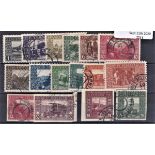 Bosnia and Herzegovina 1906-Views SG186A-197A used SG191A,199A-200A fine used imperf cat value £45