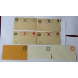 Peru -Mint early Postal Stationery reply postcards (4) and envelopes (3) nice clean lot (7)
