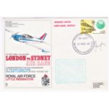 Great Britain 1969-London to Sydney Air Race RAF Little Rissington Pilot signed cover, with