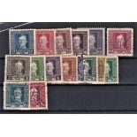 Bosnia and Herzegovina 1917 - definitives SG420-422,429,433 m/m SG416-419,423,428,430 fine used