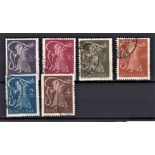 Portugal 1950-400th Death Anniversary of San Juan de dips SG1039-1044 f used set (6)