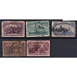 USA 1893-Columbian Exposition SG236-239,241 used