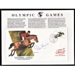 Great Britain (FDC's) 1988-Olympic Games David Broome Autographed Irish First Day Cover