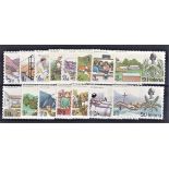 St Helena 1968-Set of (15) to £1, SG226/40 L.M.M