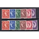 Great Britain 1957 - Edward WMK 1st Graphite MNH 561-566 (6 values) Cat £14-Edward WMK (INV(CDS)