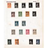 Portugal 1928-Surch 'Ceres' definitives on 2 pages,SG742-747 m/m-SG751,753-756 m/m, SG748-749,751