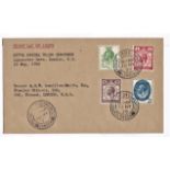 Great Britain - First Day Covers 1929 (10 May)-Postal Union Conges1/d to 2.1/2d FDC, addressed to