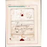 Suffolk - 1824 Bungay SK66 Bungay 107 to Basingstoke, Script 9 crossed out Script 10.