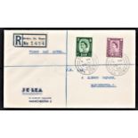 Great Britain 1958 (29 Sept) Simaud 6d & 1s3d on J.E. Cea Registered (Colinsburgh) FDC, Colinsburgh