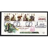 Great Britain(FDC's) 1977(Oct 5) British Wildlife P&N 2000 4th August Queen Mother. Royal Mint FDC