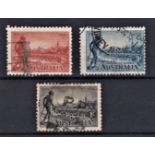 Australia 1934-Centenary of Victoria SG147-149 used set cat value £25