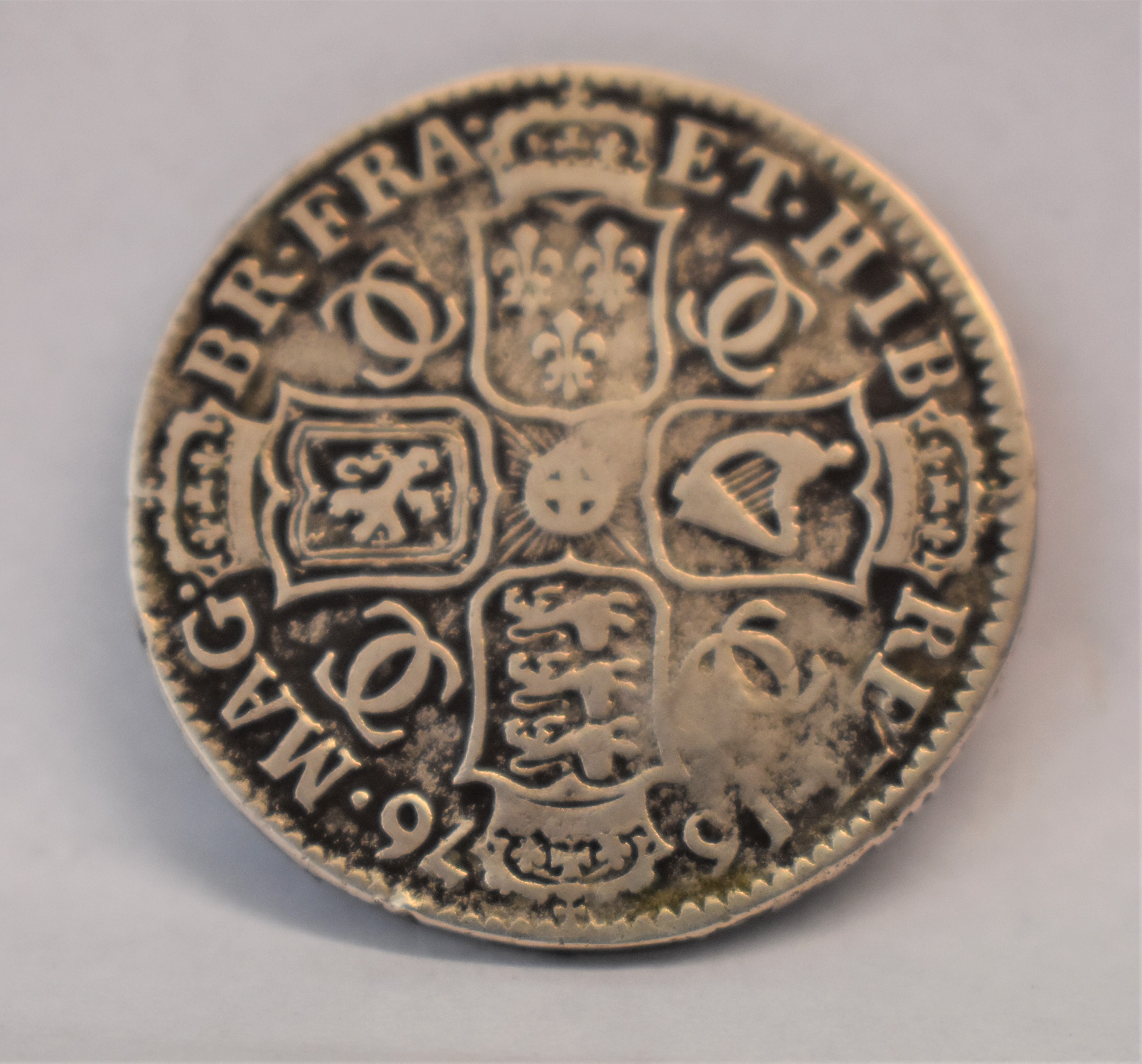 Charles II 1676 Halfcrown, Forth Bust V. Quinto, Near Fine/Fine - Image 2 of 2