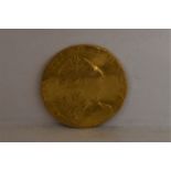 George III 1762 Gold Quarter Guinea, VF, Bends. Spink: 3741