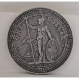 1902 British Trade Dollar, VF