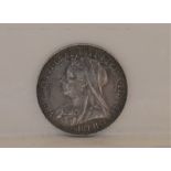 Victoria 1889 'Old Head' Sixpence, GVF