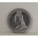 Victoria 1887 Jubilee Threepence, AUNC