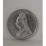 Victoria 1887 Jubilee Threepence, unc