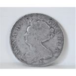 Anne 1707 'E' Shilling, Fair/Near Fine