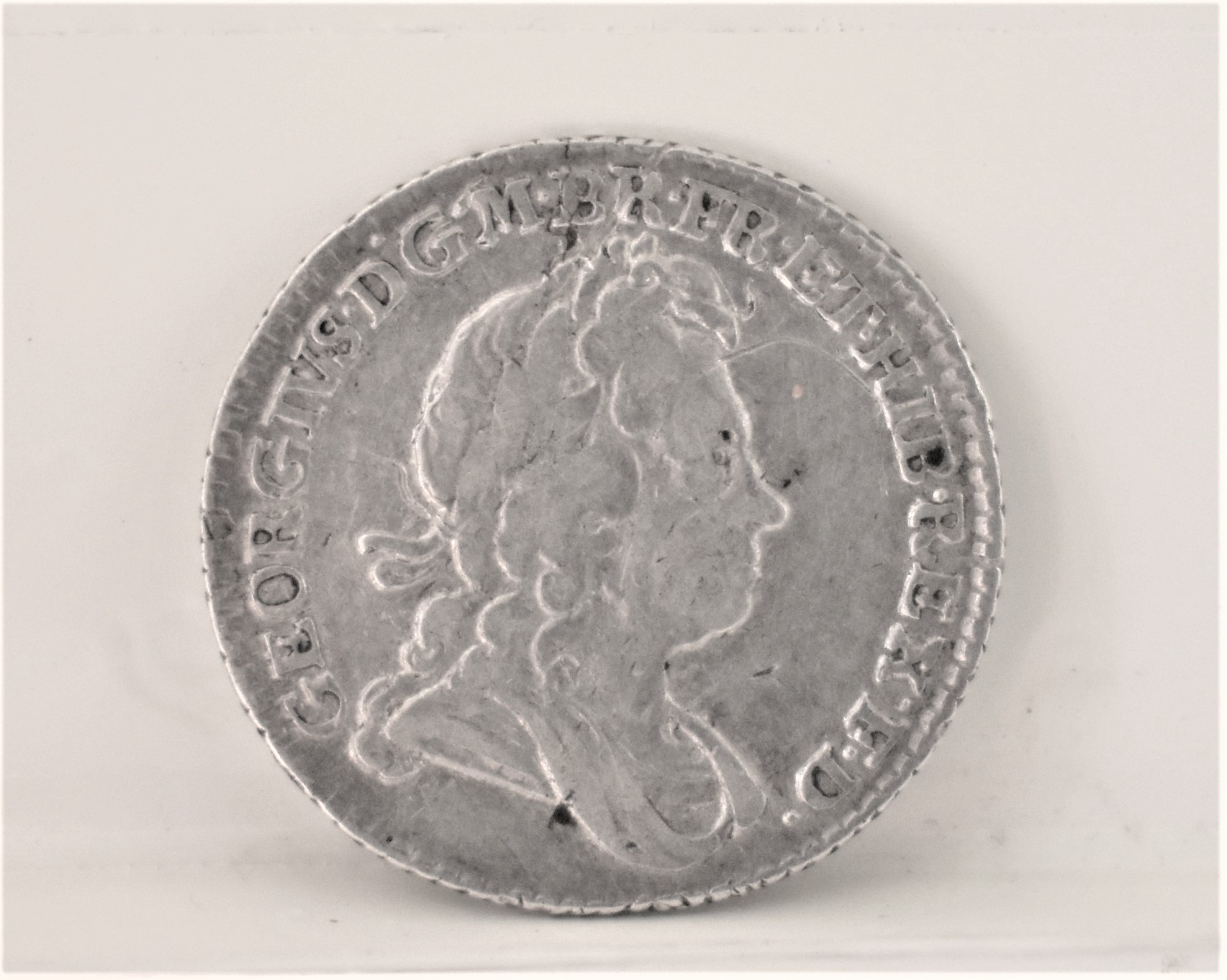 George I 1723 Sixpence, SSC, good fine