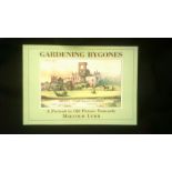 Gardening Bygones - A Portrait in Old Picture Postcards by Malcolm Lumb, paperback and in good